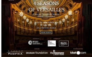 L’Orchestre de l’Opéra Royal de Versailles y jouera le chef-d’œuvre intemporel de Vivaldi, Les Quatre Saisons, le mardi 27 octobre 2026 à l’Aula Simfonia Jakarta. Une soirée organisée par l'IFCCI.