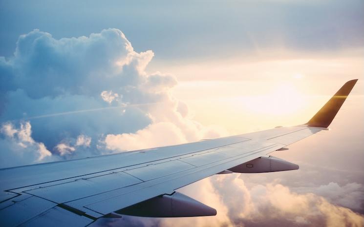 photo aile avion nuage