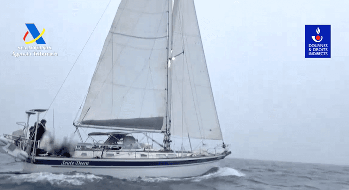 voilier rempli de cocaine au large de l'espagne