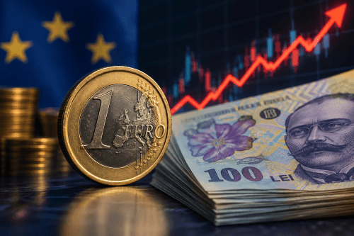 taux de change roumanie leu euro