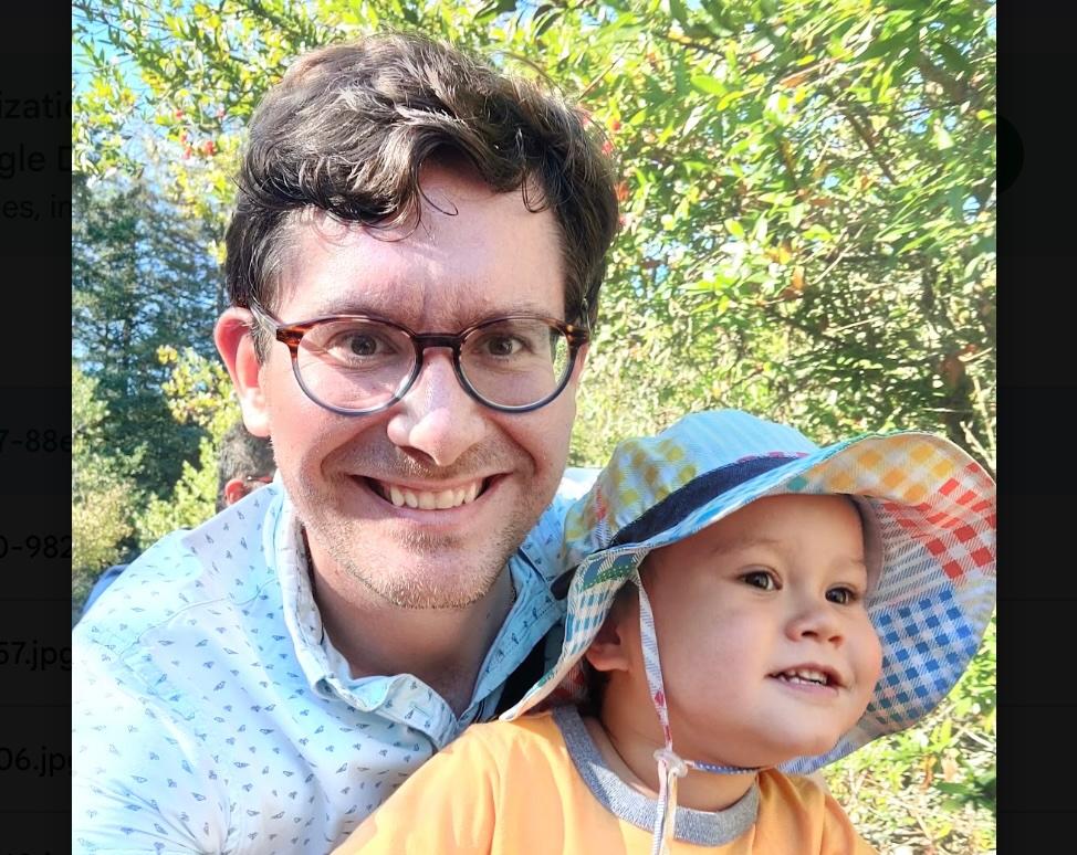 Guillaume Garreau et son fils Maximilien - Crédit : Guillaume Garreau