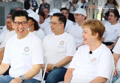 Ministre finances thaï et DG FMI