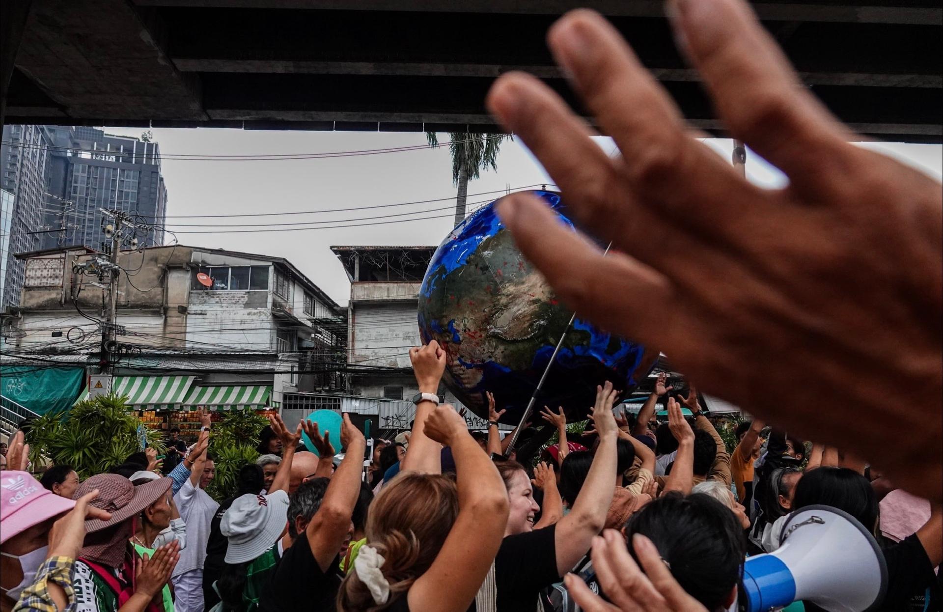 Manif anti FMI Bangkok