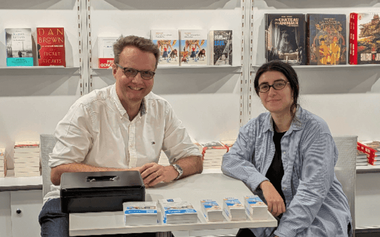 Marc Bordier à la foire du livre de Francfort