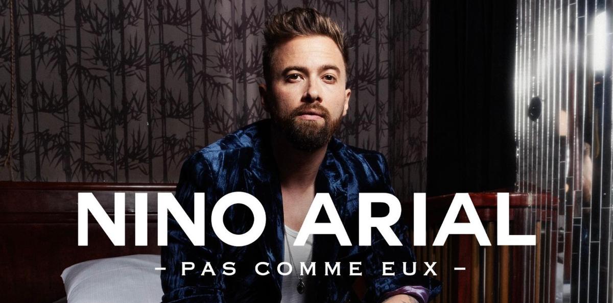 Affiche du spectacle de Nino Arial - Pas comme eux.