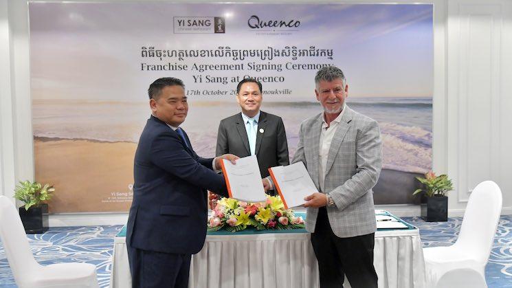 Yi Sang prépare son arrivée sur Victory Beach, à Sihanoukville