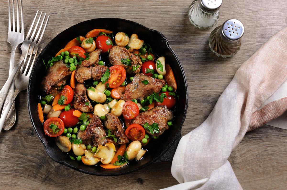 Plat de légume cuisiné