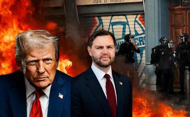 Trump et J. D. Vance face aux flammes et aux tensions dans la rue à Paris le 17 octobre