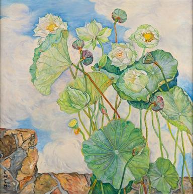 PEINTURE, Le Nanyang movement, GEORGETTE CHEN, singapour