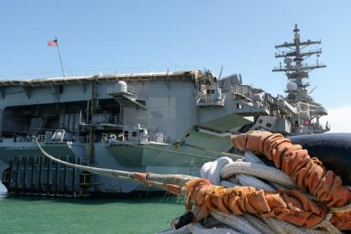 Des navires de marine militaire prêts à partir en mer aux Etats Unis