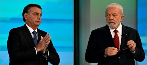 Lula et Bolsonaro lors du débat