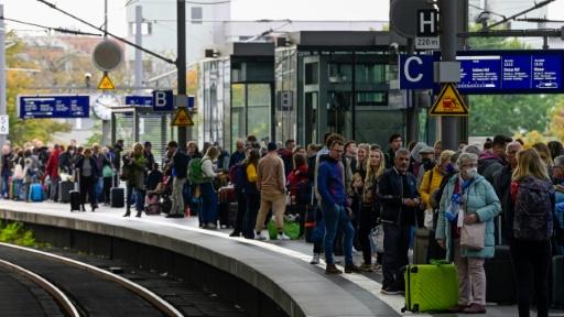 Les lignes de train en Allemagne sont bloquées