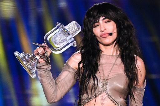 Loreen lors de sa performance Tattoo à l'Eurovision 2023