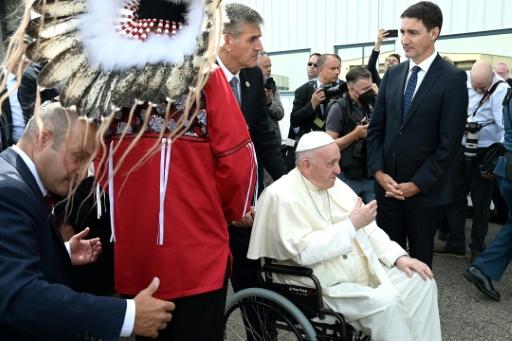 le pape au Canada