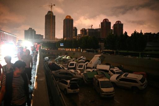 Intempéries à Zhengzhou