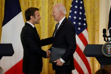 Biden reçoit Macron à la Maison Blanche
