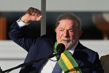 Investiture de Lula au Brésil