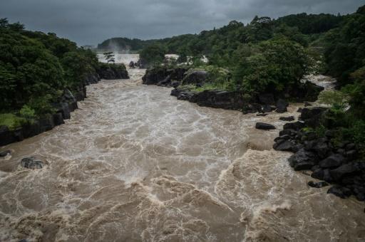 Inondations causées par le typhon Nanmadol au Japon