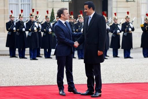 L'émir du Qatar débute une visite d'Etat en France
