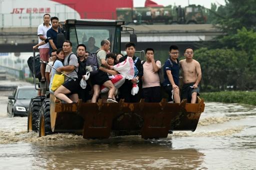 Inondations à l'est de la Chine