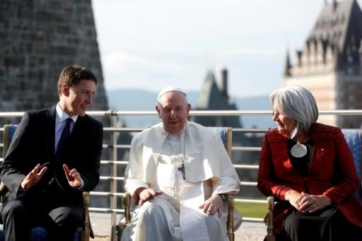 Le pape en visite au Québec