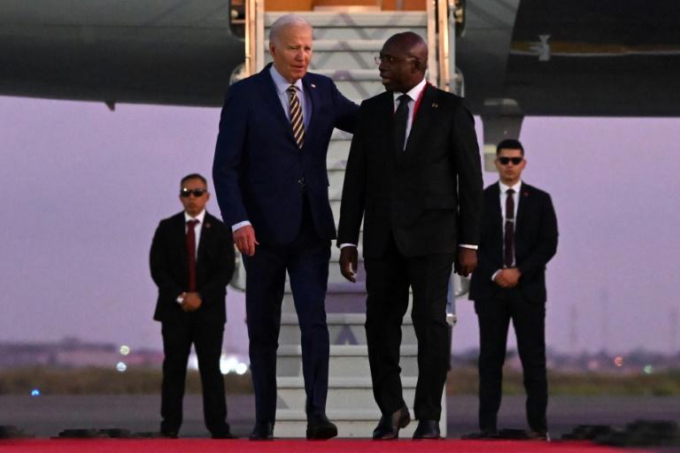 Photo de Joe Biden en Angola