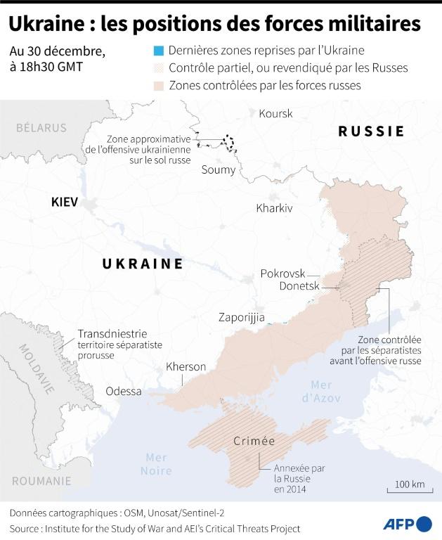 La Russie dit avoir conquis la ville de Kourakhové dans l'est de l'Ukraine
