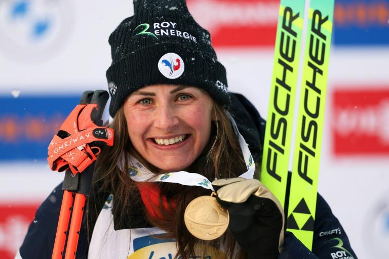 Mondiaux de biathlon: toujours présente dans les grands rendez-vous, Braisaz-Bouchet sacrée en sprint