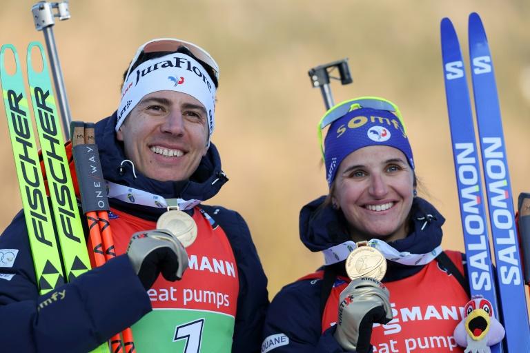 Mondiaux de biathlon: un titre pour Simon et Fillon Maillet, 10e médaille française