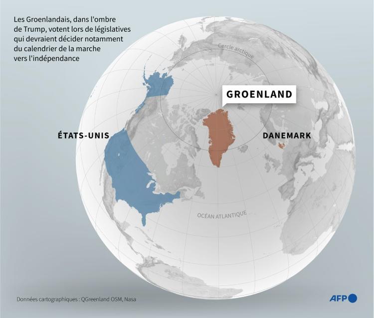Les Groenlandais votent dans l'ombre de Trump