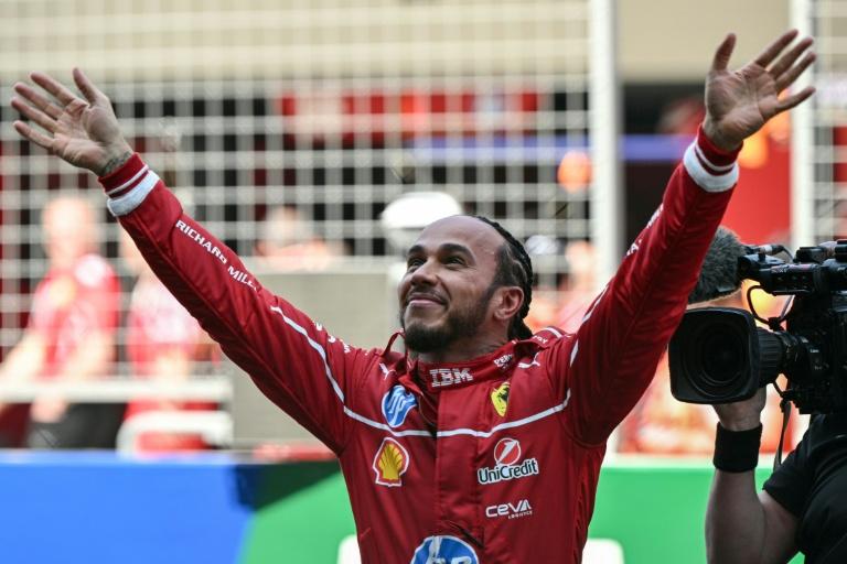 F1: Hamilton remporte le sprint du GP de Chine, sa première victoire avec Ferrari