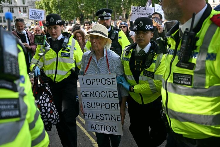 Plus de 400 arrestations à Londres à un rassemblement de soutien à Palestine Action
