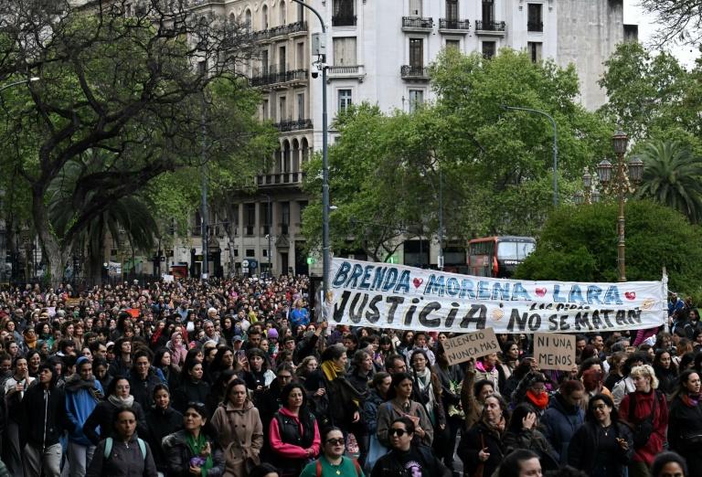 A Buenos Aires, une marche pour la justice après le triple "narco-féminicide"