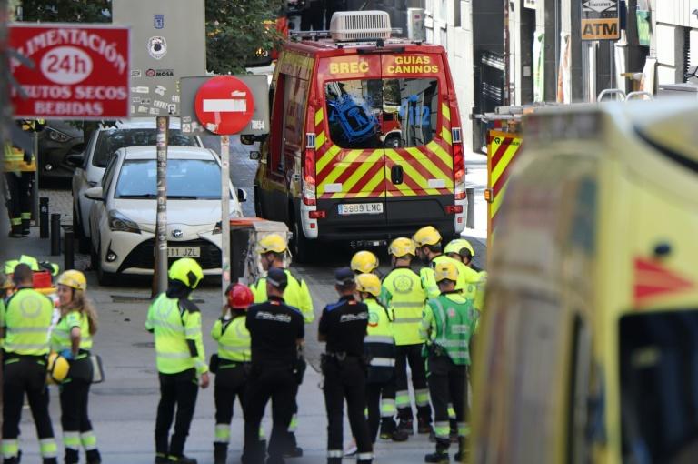 "Plusieurs" disparus après l'effondrement partiel d'un immeuble en travaux à Madrid