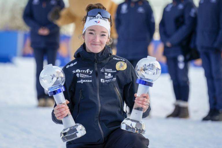 Biathlon: la revanche de Lou Jeanmonnot, sacrée à deux courses de la fin