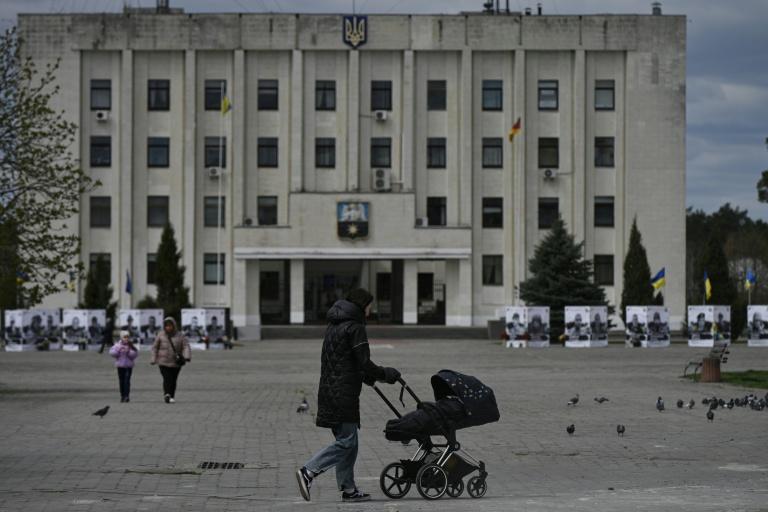 Ukraine: à Slavoutytch, cité vestige de l