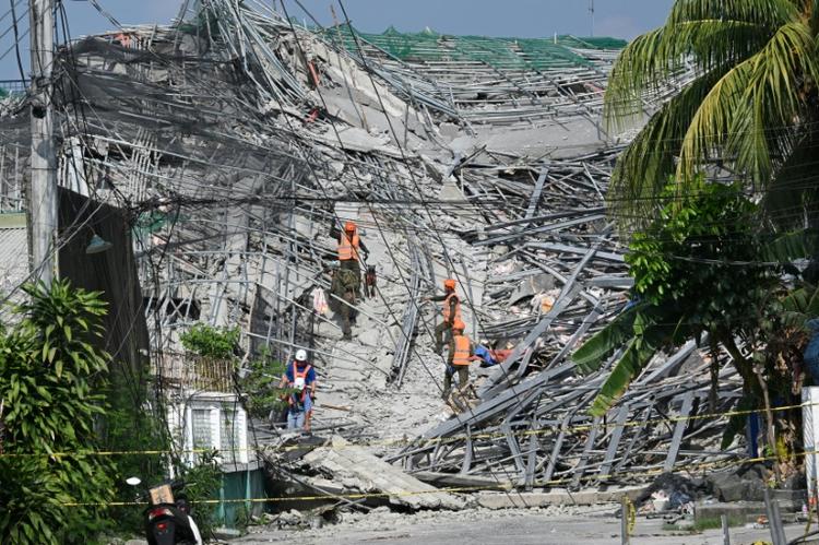 Philippines: quatre morts et une quinzaine de disparus après l'effondrement d'un chantier