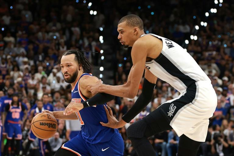 Finale NBA: les Knicks enfin au firmament, Wembanyama devra patienter
