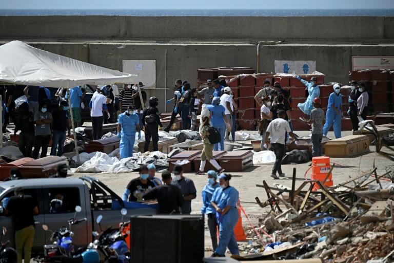 Séisme au Venezuela: une morgue improvisée sur le port de la Guaira