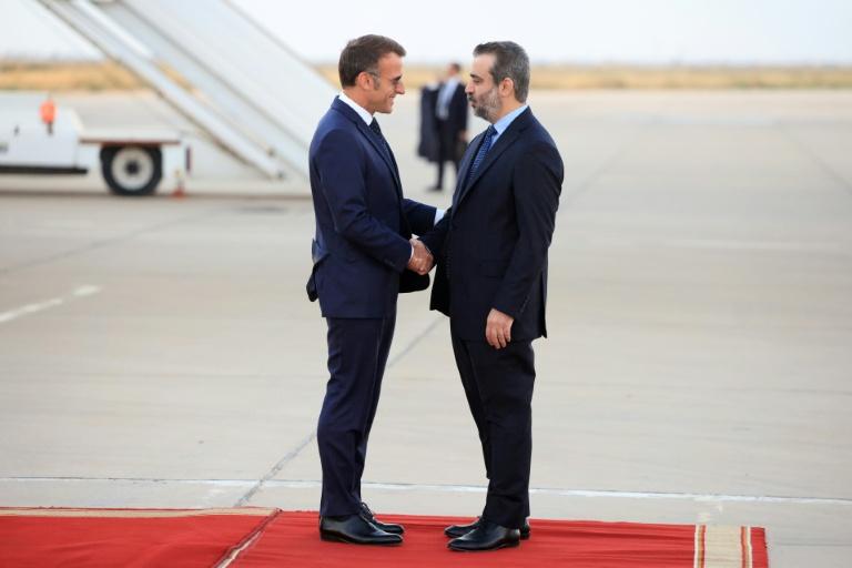 Macron retrouve Chareh pour sa deuxième journée à Damas