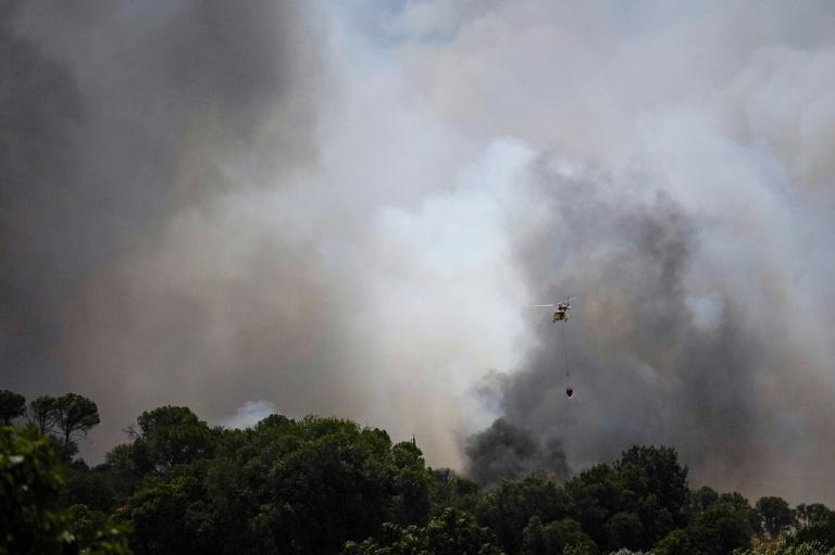 Un feu de forêt fait 12 morts près d'Almeria, dans le sud de l'Espagne