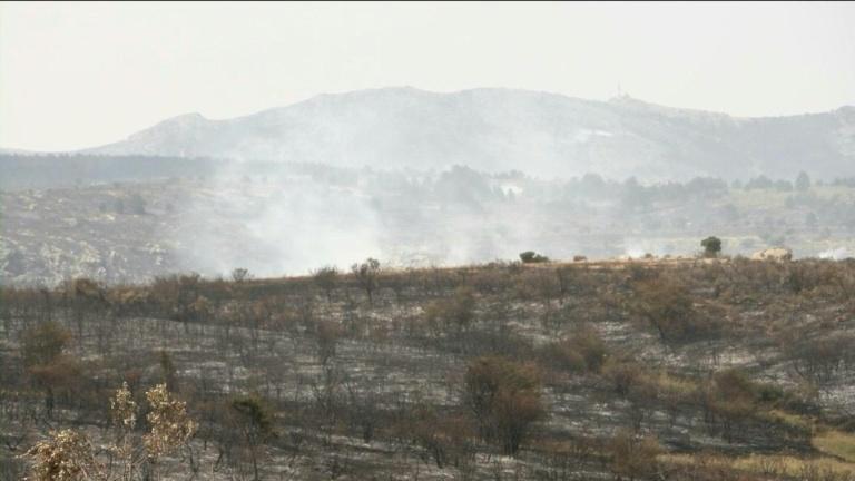 A 100 km de Madrid, 32.000 hectares brûlés et l'angoisse d'un feu "féroce et sauvage"