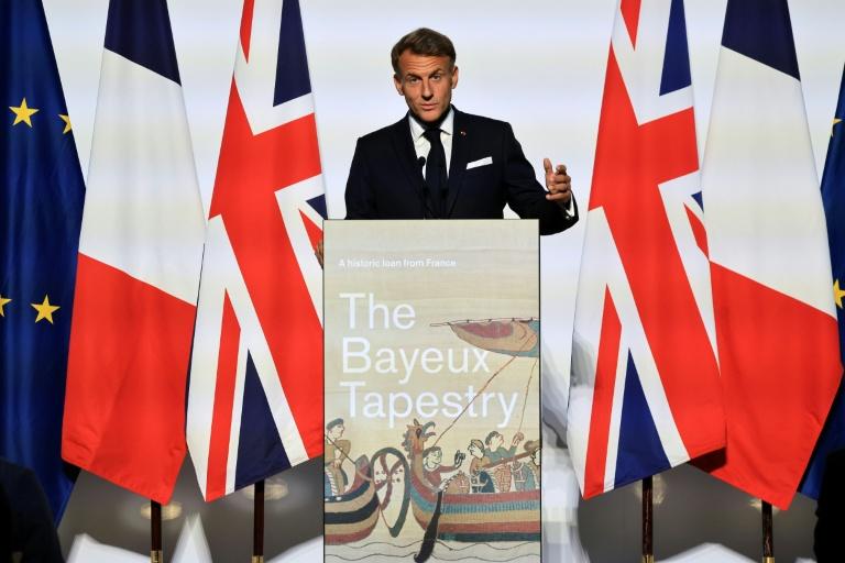 Après la tapisserie de Bayeux, migrants, UE et Ukraine au menu des premiers entretiens Burnham-Macron