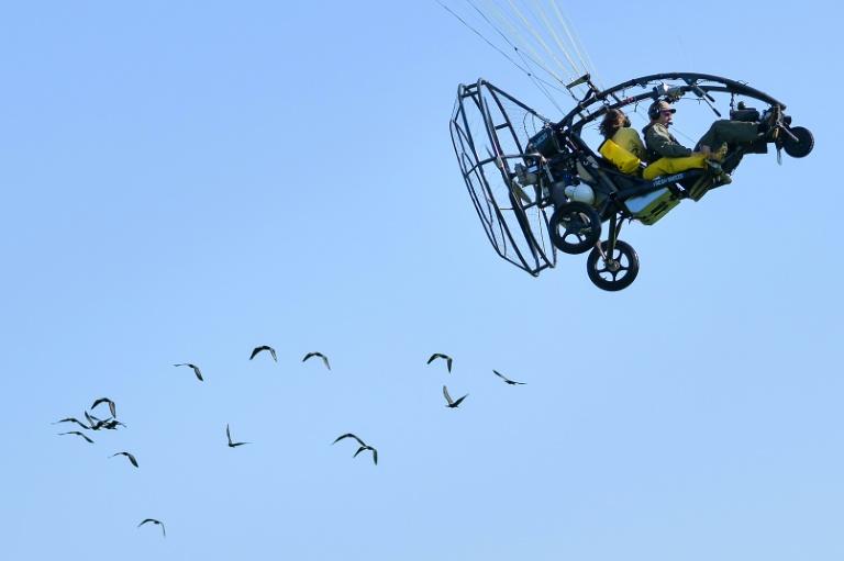 Quand des humains guident des oiseaux dans les airs pour leur apprendre la migration