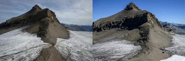 La fonte des glaciers s'accélère, nouvelle année "catastrophique" en Suisse