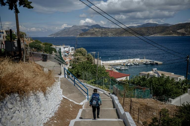Grèce: Thymaina, l'île qui ne compte plus que deux écoliers