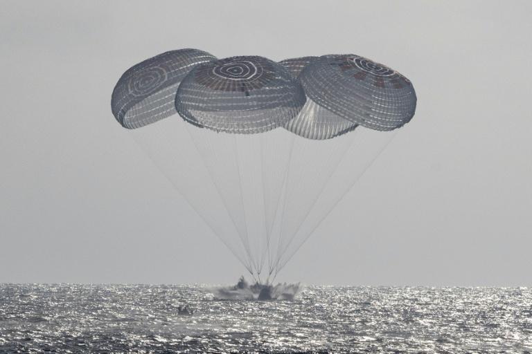 La Française Sophie Adenot et l'équipage de Crew-12 de retour sur Terre