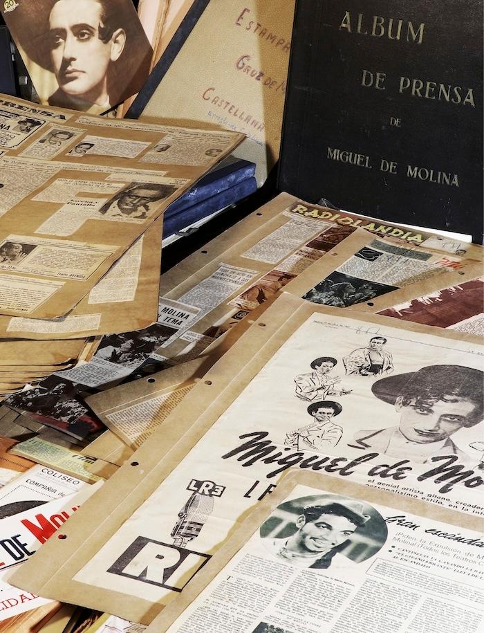 exposition Miguel de molina à casa Velazquez madrid