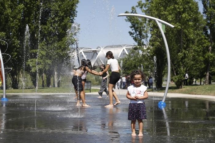 "plages urbaines" de Madrid Rio