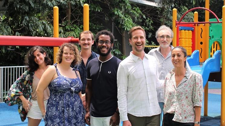 personnes dans un parc